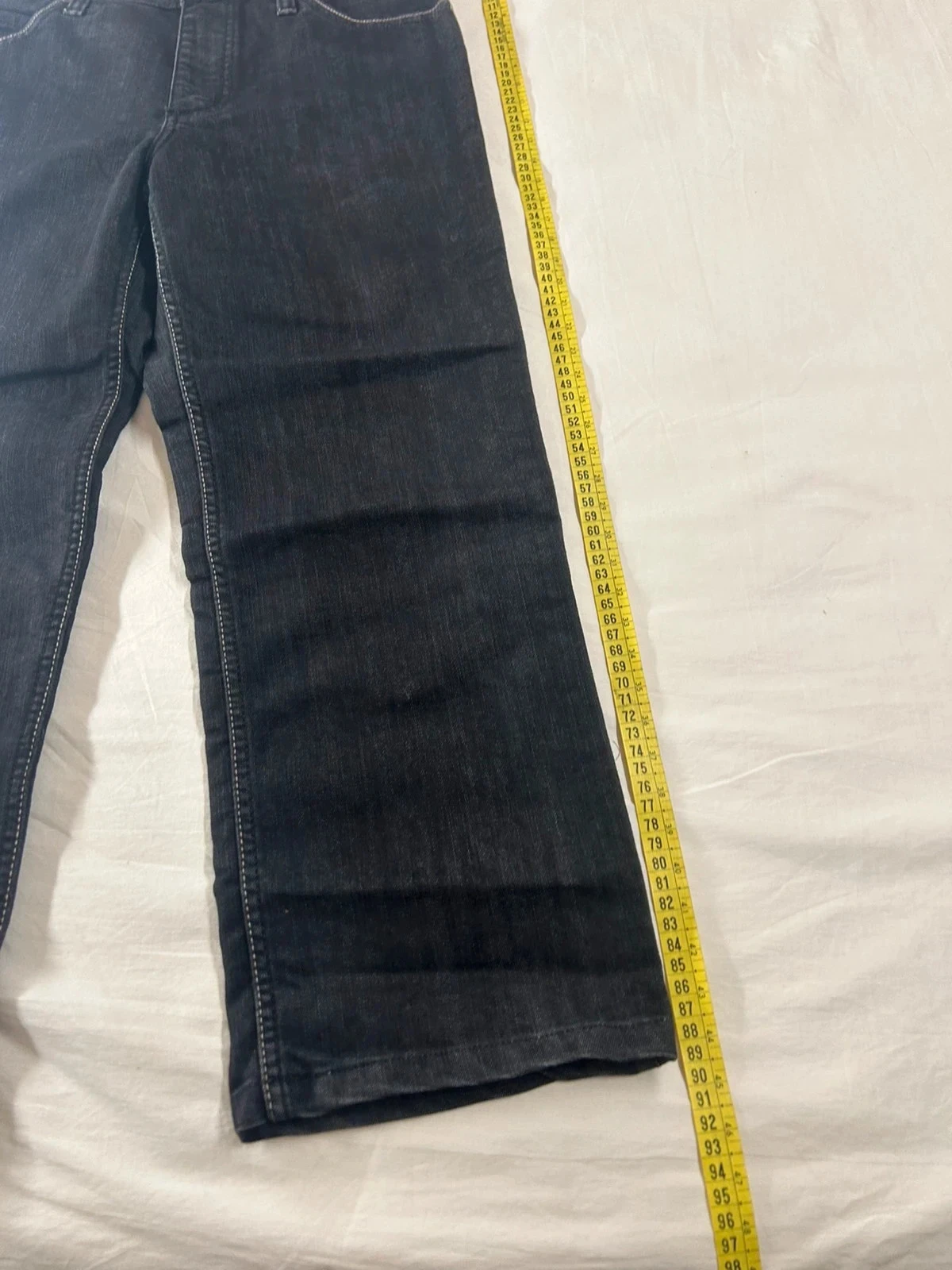 Calça jeans preta de corte reto mustang w32 l34 – photo 4